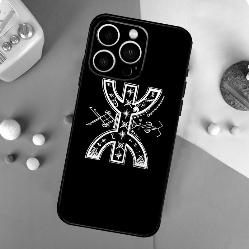 Amazigh Berber Symbol Case For iPhone 16 15 14 Pro 11 12 13 Pro Max XS X XR Plus 12 13 Mini Soft Cover
