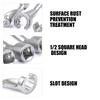 Professional Steel 14mm/17mm/19mm Fuels Injector Wrench Spanner Tool for Garage & Home Use Comfortable Ergonomic Handle