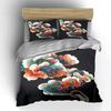 Chinese Decorative Clouds Set Bedding Set with 1 Duvet Cover 2 Pillowcases Single Double King Queen, Gift