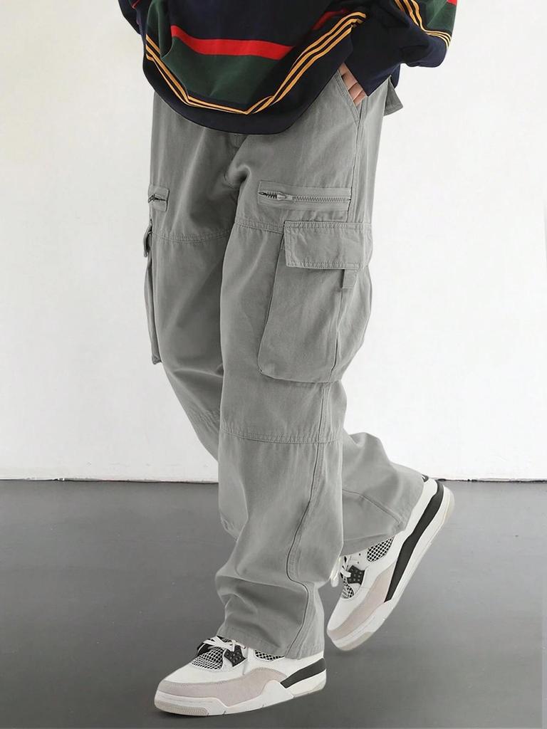 American Retro Versatile Men's Cargo Pants: Street Trend Casual 2025 Bestseller