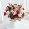Artificial Flower Lavender Ball Chrysanthemum Combination bouquet Home BedroomDecoration Wedding Dining Table Centerpiece Bridal