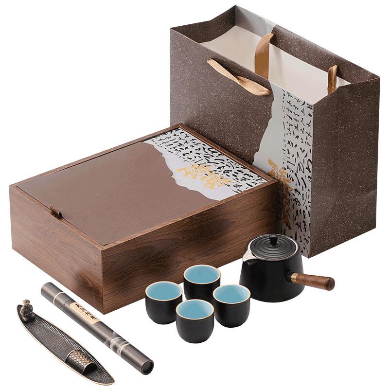 Chaxun Ceramic Tea & Incense Set