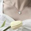 Lucky Four-Leaf Clover Necklace New Exquisite Senior Sense Titanium Steel Does Not Lose Colour Collarbone Chain Jewellery