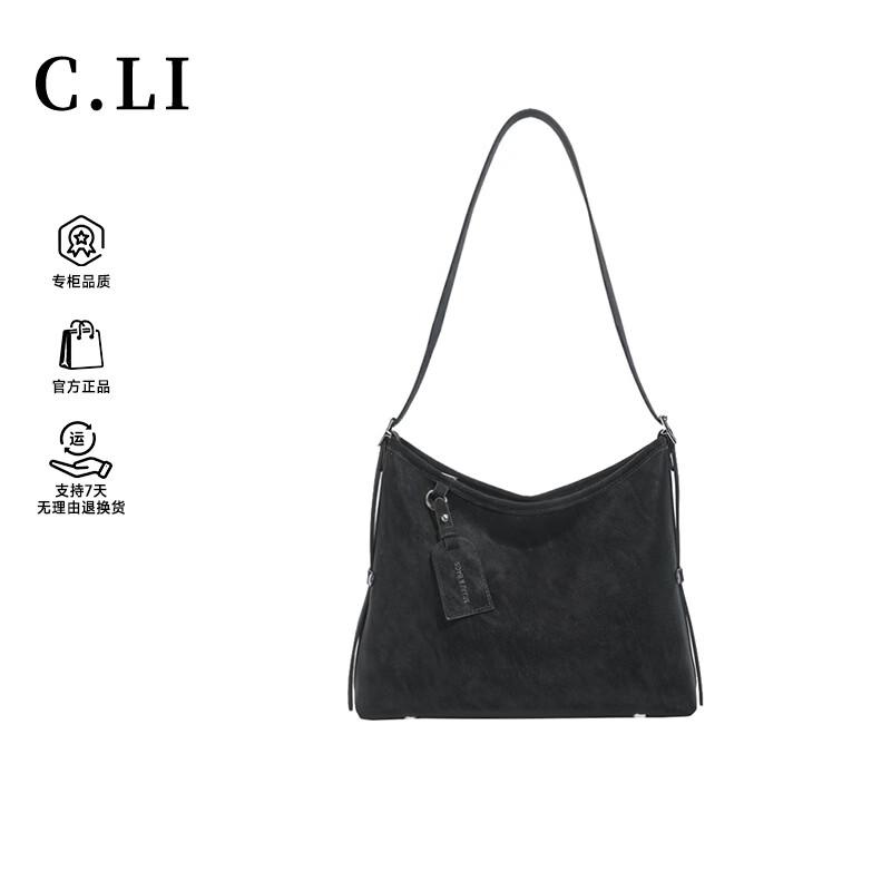 C.LI Stylish PU Shoulder & Crossbody Handbag