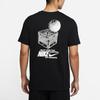Nike Geometric Pattern Print Vintage Round Neck T-Shirt With Standard Shoulders Men Tops Black DR7638-010