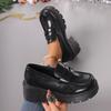 35-43 large size women's shoes platform women's spring and autumn new versatile small leather shoes single shoes