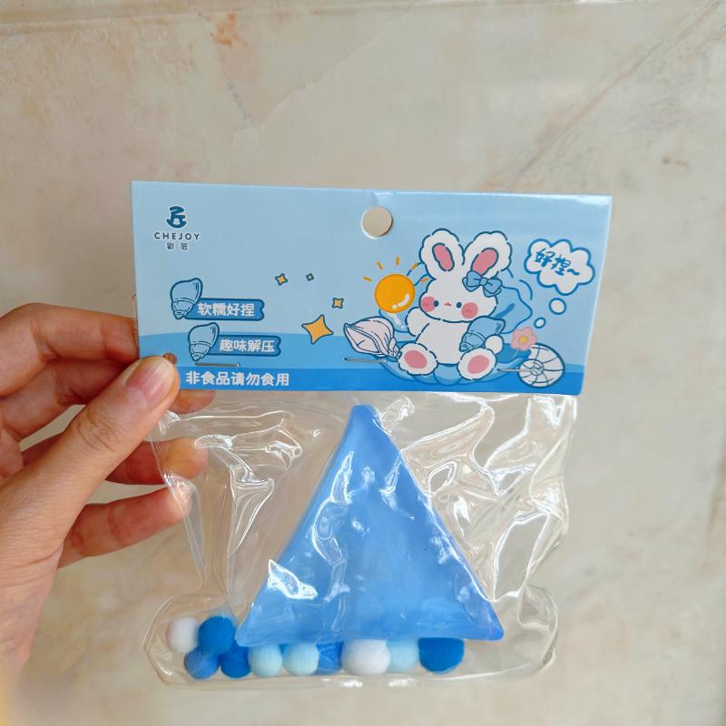 Transparent Ocean Mousse Squeeze Toy Squishy Square Fidget Toys Super Soft Circle Antistress Pinch Decompression Sensory Toy