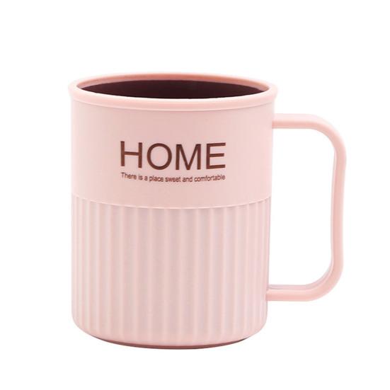 

Стакан для ополаскивателя полости рта, эргономичный, большой емкости, двухслойный, с ручкой, без заусенцев, креативный, двухцветный стакан для ополаскивателя полости рта для дома розовый