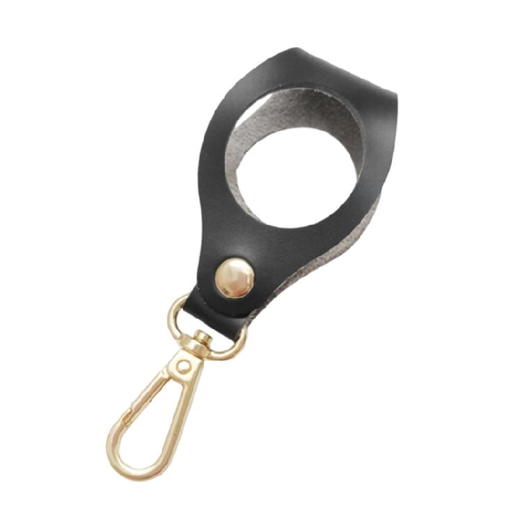 

Compact Golf Ball Carrying Case with Rotating Carabiner Clip Hook Waterproof PU Leather Golf Ball Holder Bag for Belt чорний