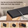 1roll Croppable Black Anti-Slip Mute Furniture Pads-Thickened Wear-Resistant for Dining Chairs Table Legs, Chair Leg Protectors