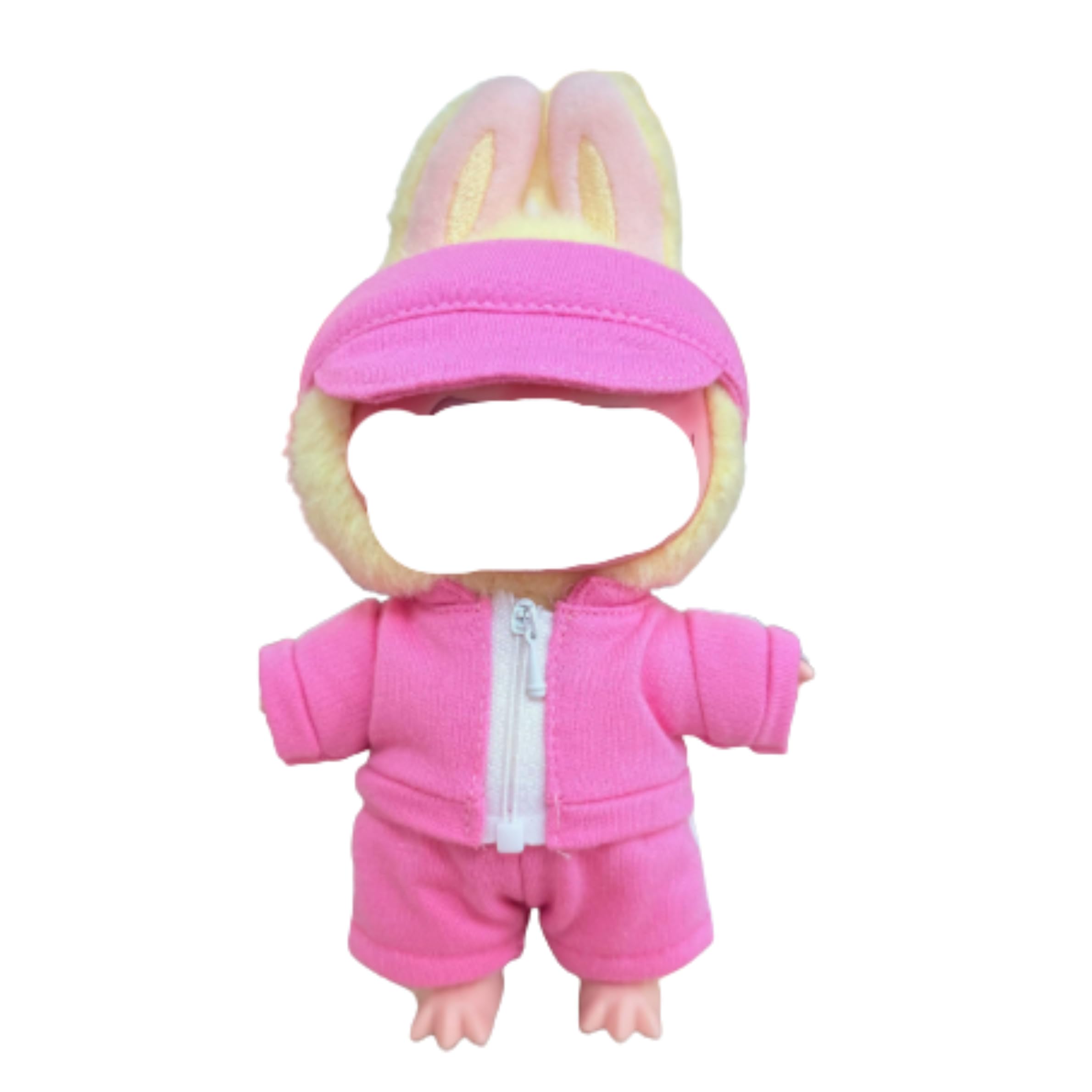 AXLUCE Lovebu Clothing Jersey Sun Visor Plush Toy, 17cm (Pink)