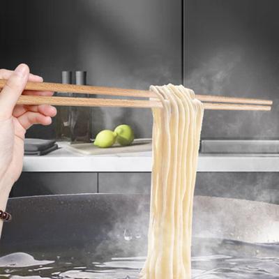 1 Çift Uzun Yemek Çubuğu Kaymaz Yemek Seçme Balmumu İçermeyen Yeniden Kullanılabilir Hot Pot Yemek Çubukları Ev Gereçleri