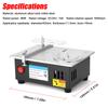 Mini Table Saw 96W 7 Speeds Adjustable Power Supply Desktop Electric Saw Cutter
