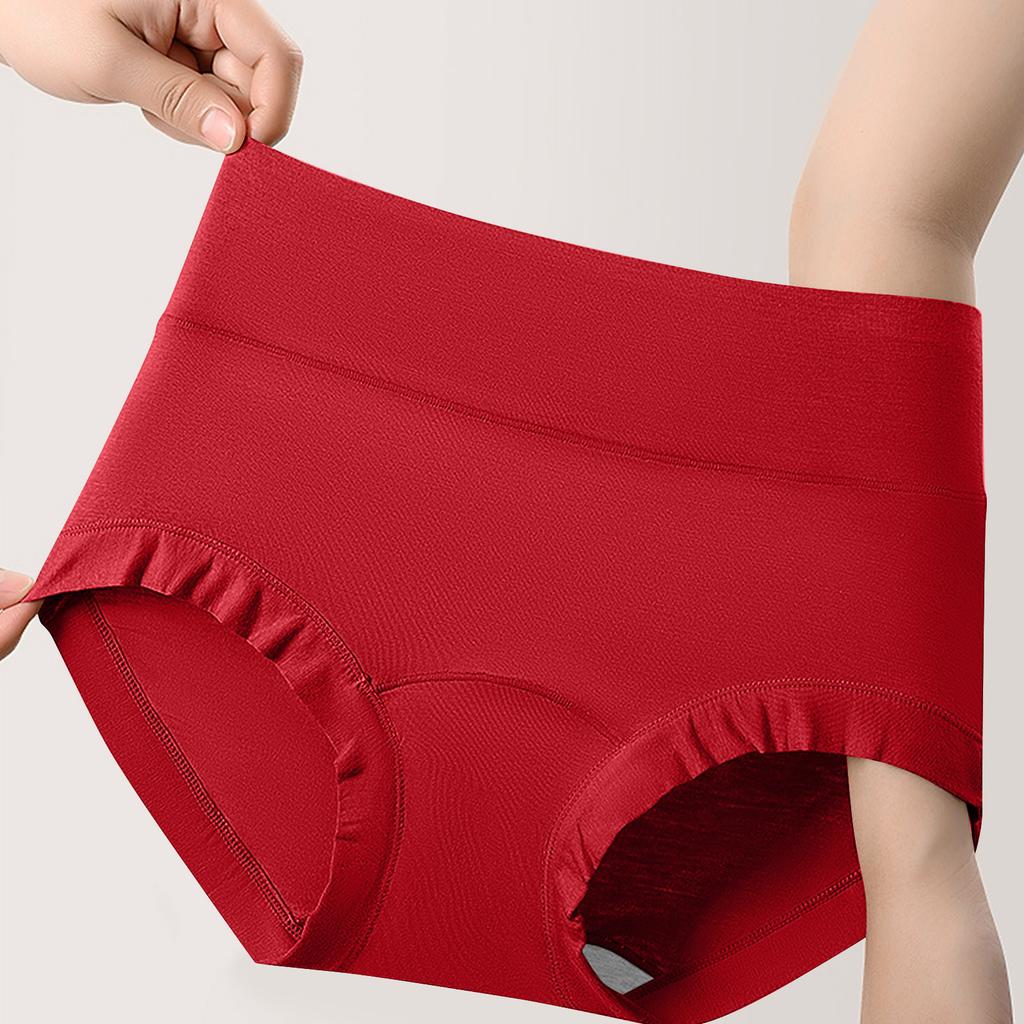 Women High Waist Shaping Panties Full Coverage Tummy Control Seamless Stretchy Briefs Comfortable Underwear