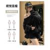 Women S Off Shoulder Loose Mid Length Hoodie Lazy Casual Top