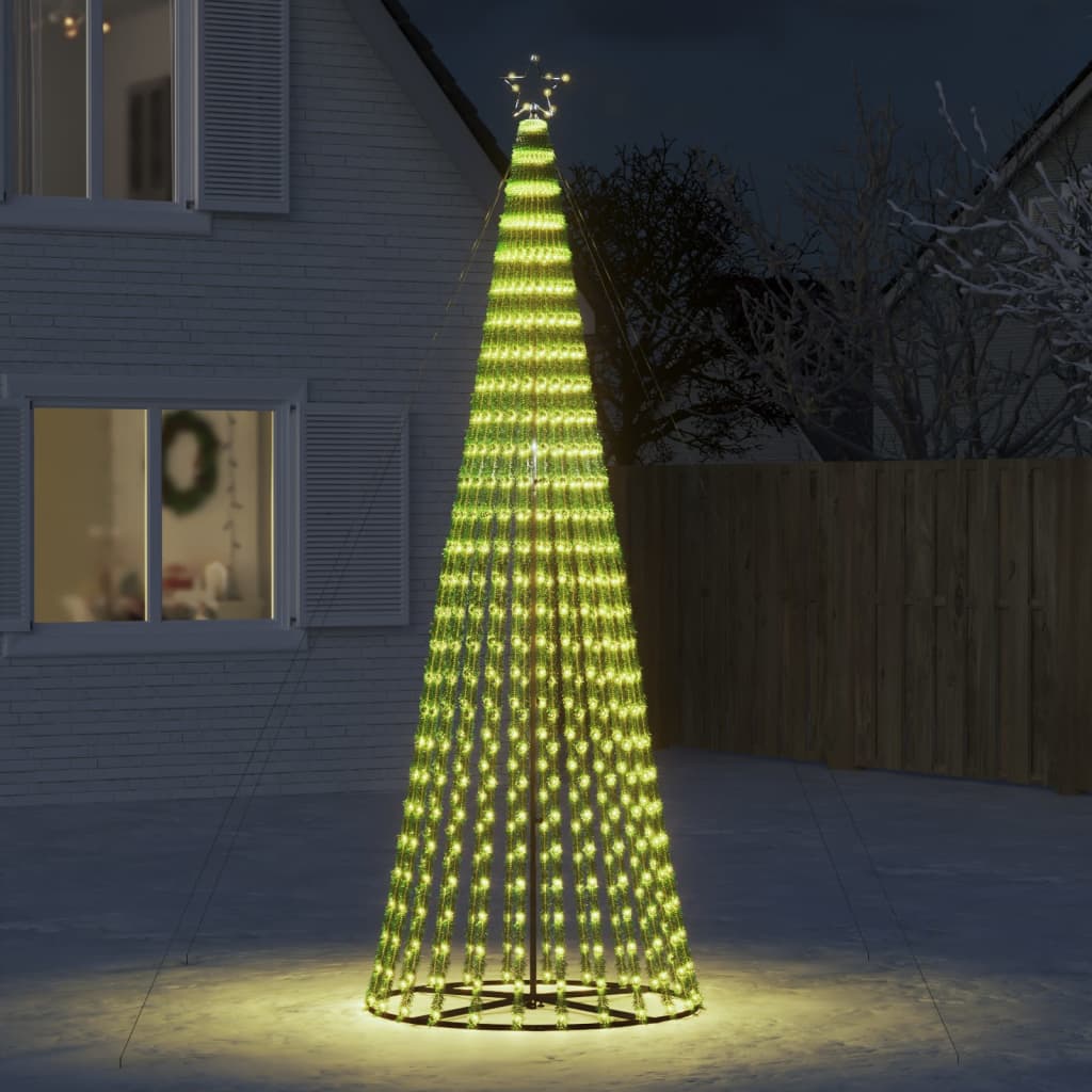 Vidaxl Konische Lichterkette, 688 Warmweiße LEDs, 300 cm