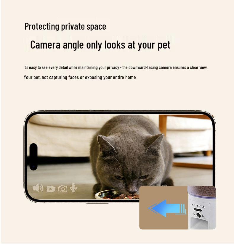 Smart Cat Feeder with Camera and Remote Monitoring