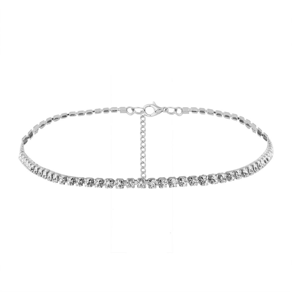 Simple temperament diamond necklace, female collarbone necklace, neck chain choker hot-selling single product
