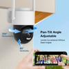 3MP HD Outdoor Waterproof WiFi Camera with Two-Way Audio & Night Vision - Tuya Smart Home Surveillance.