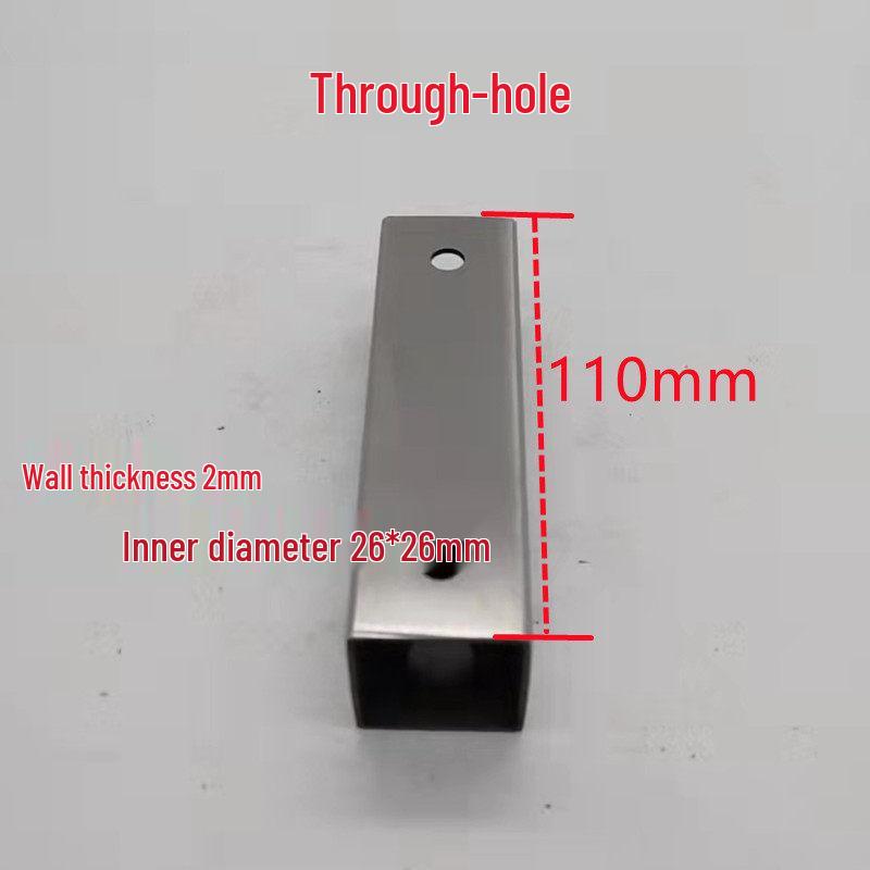 Stainless Steel 25x25 Square Tube Tee Connector for Shelving Display Racks