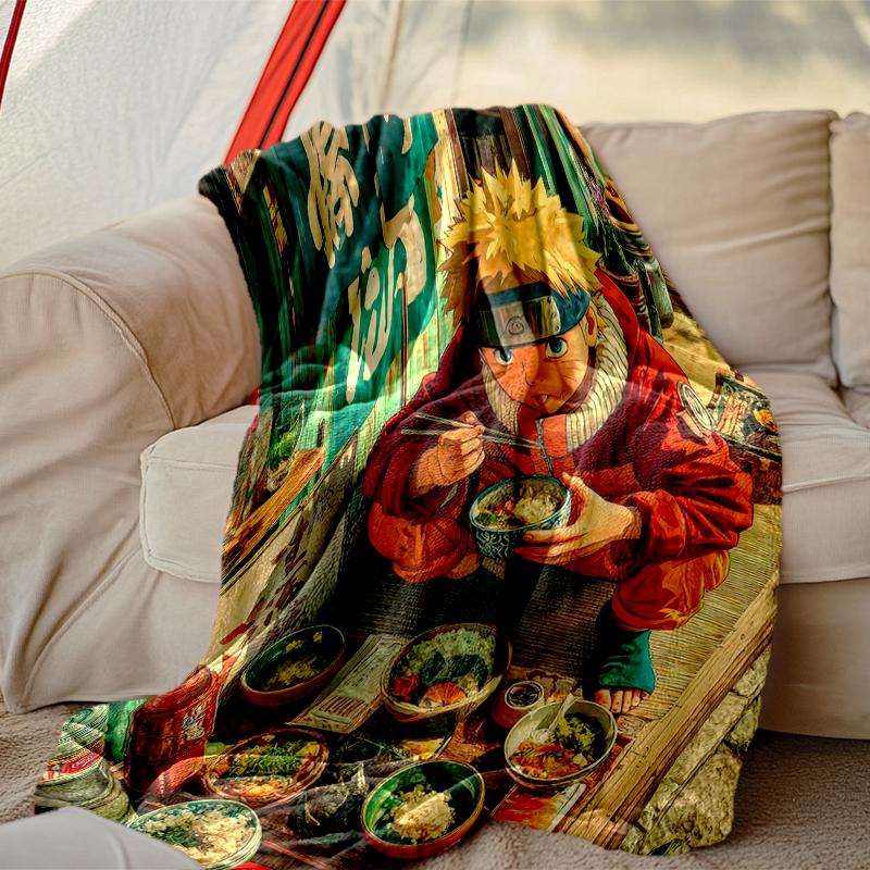 Naruto Blanket, Valentine's Day, Halloween, Thanksgiving Gift Blankets, Home Blanket for Bed and Couch Use