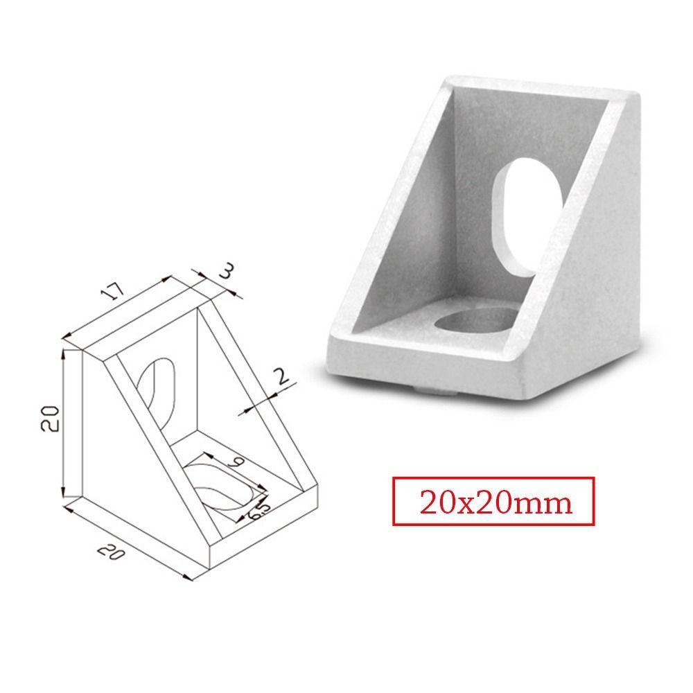 5Pcs/set Fasteners Angle Bracket 90 Degree Corner Support Bracket Durable L-Shaped Connector