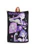 K Pop Demon Hunters Team Anime Plush Blanket Girls Boys Flannel Throw Blanket For Bedroom Warm Soft Quality Bedspread Gift