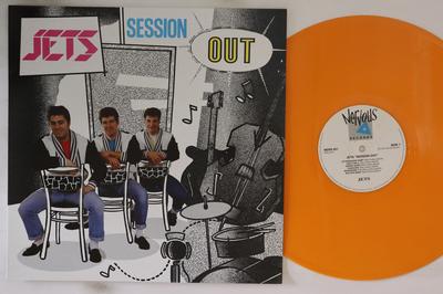 LP Record JETS (2) - Session Out NERD021 Nervous Records 1989 UK Rock Used