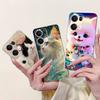 For OPPO Reno13 Pro 5G Case CPH2697 Fashion Flower Butterfly Soft Silicone Phone Cover For OPPO Reno 13 CPH2689 Reno13Pro Bumper