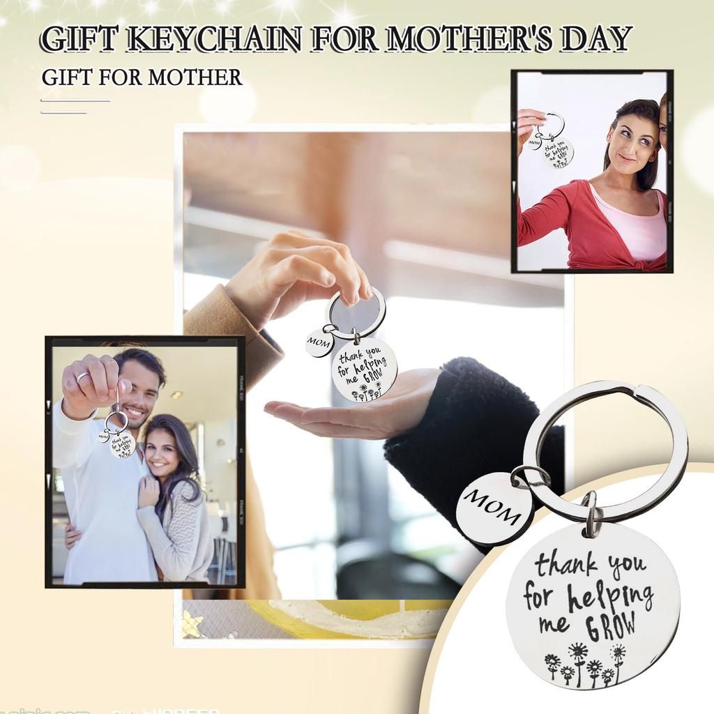 Mother Daughter Gift Keyring Keychain Mum Keyring Daughter Key Ring Mother's Day