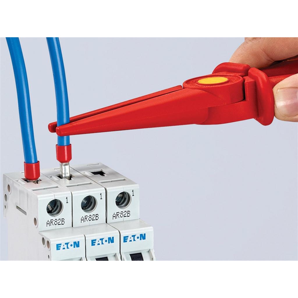 Knipex Long Nose Plastic Insulated Pliers 220mm