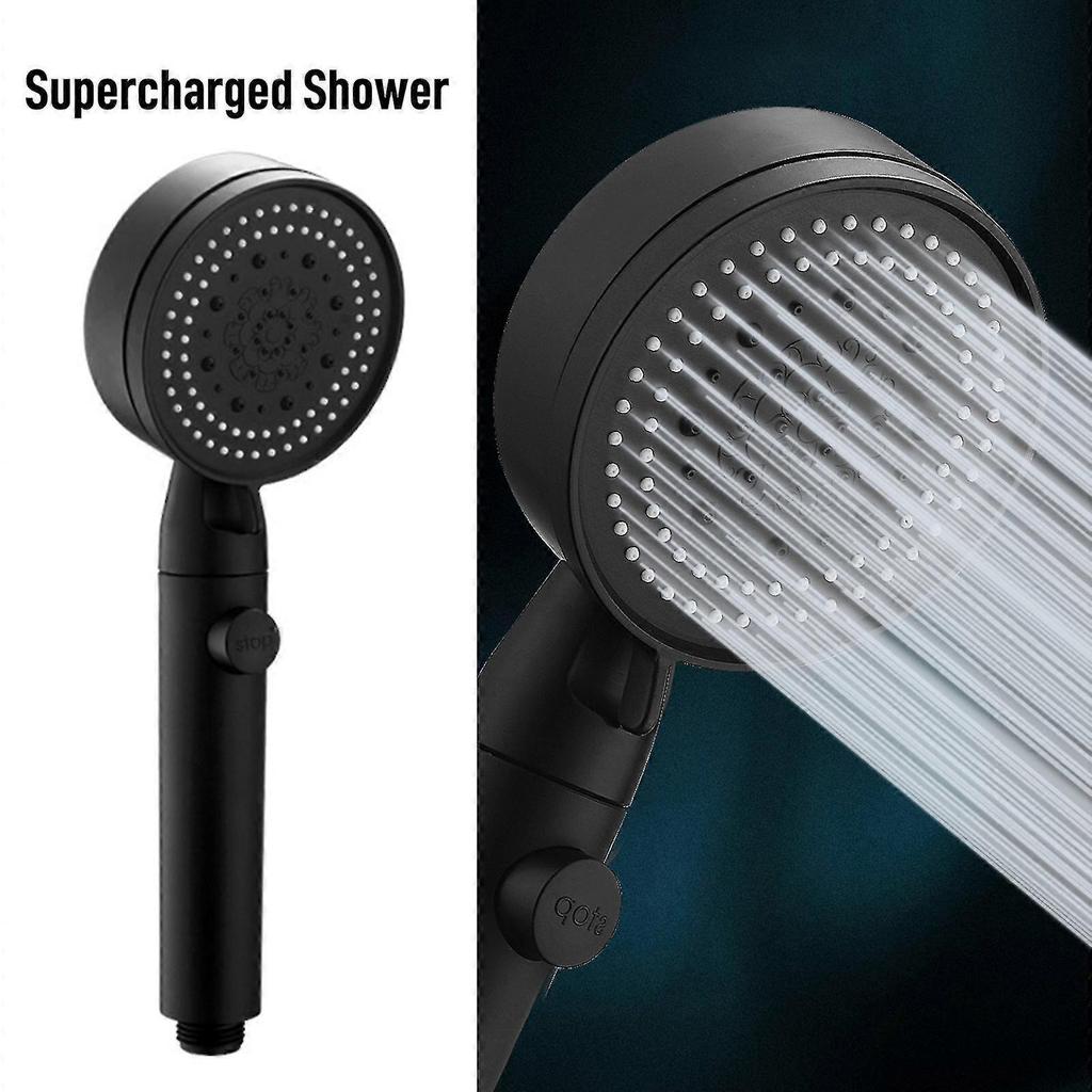 Multi-functional High Pressure Shower Head With 5 Modes,high Pressure Handheld Shower Head With On/off Switch