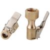 Car Tire Air Chuck Inflator Pump Valve Connector Clip-on Adapter Car Brass 8mm Tyre Wheel Valve For Inflatable Pump