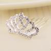 Kids' Rhinestone Crown Comb - Cute Princess Tiara Hair Accessory for Birthdays