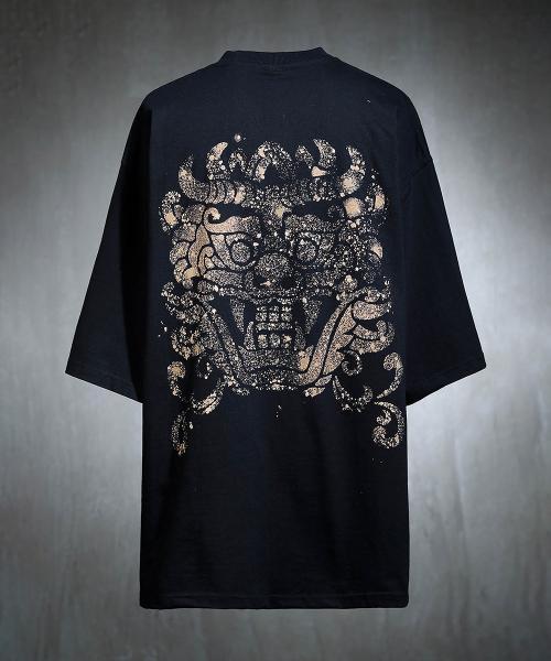 Kileutimuka Logo Bleach Loose Fit Short Sleeve Tee