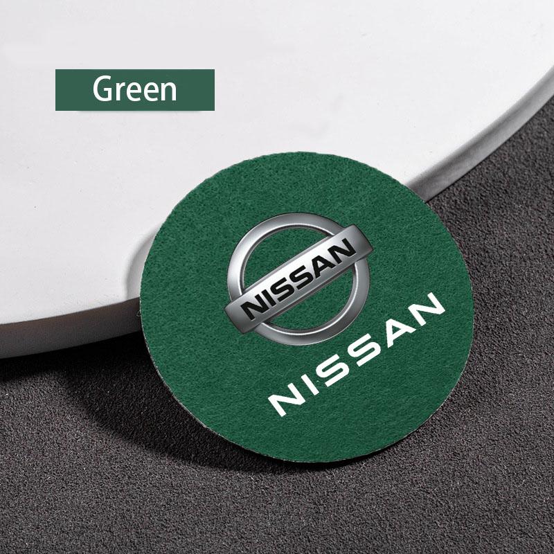 lfcsw2 Car Coaster Water Cup Non-Slip Mat Gadget Bling Accessories For Nissan murano Navara Qashqai x-trail Patrol NV200 note Frontier