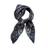 New cashew imitation velvet herringbone pattern cotton and linen small square scarf silk scarf headscarf shawl decorative scarf scarf