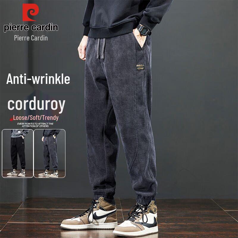 

Pierre Cardin Men s Thickened Corduroy Jogger Pants 3XL