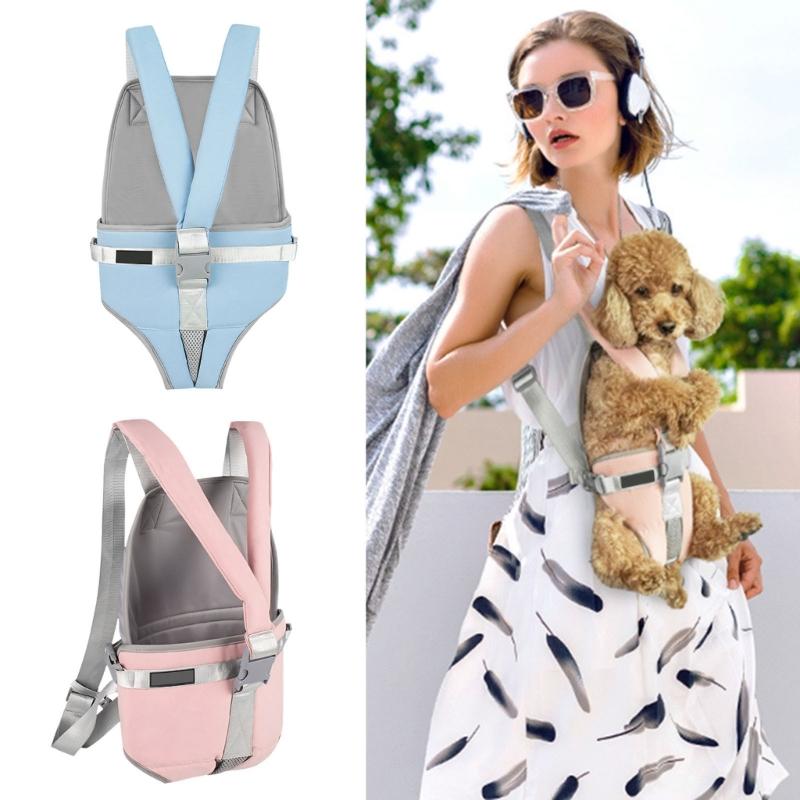 Durability Pet Bag With Storage Compartments Convenient Front Load Pet Carriers For Active Pet Owners