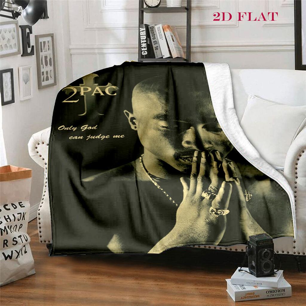 Faith Reflection: 2Pac's Spiritual Journey Blanket Camping Trip Blanket Machine Washable Sheet Air Conditioning Blanket