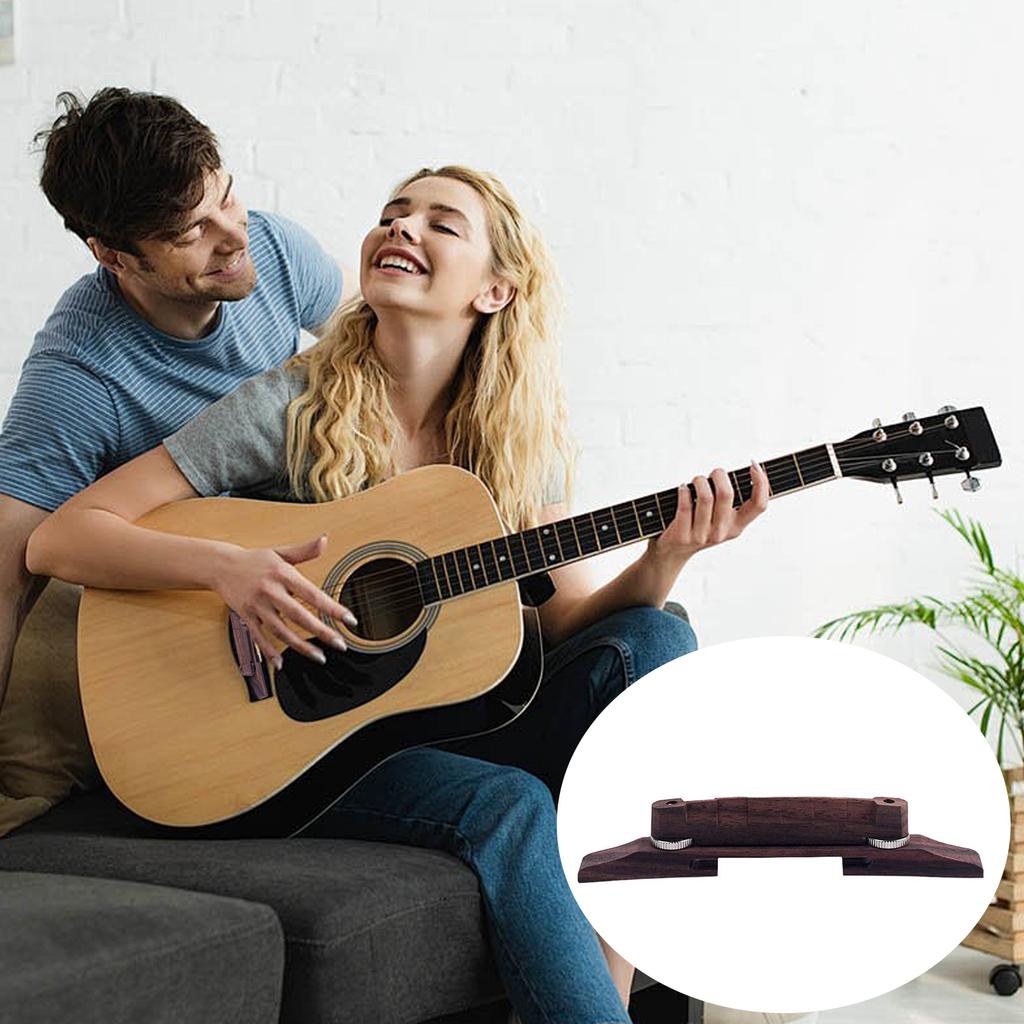 6 String Rosewood Guitar Bridge Acoustic Guitar Saddle Classical Guitar Bridge Acoustic Guitar Bridge Plate Guitar Part