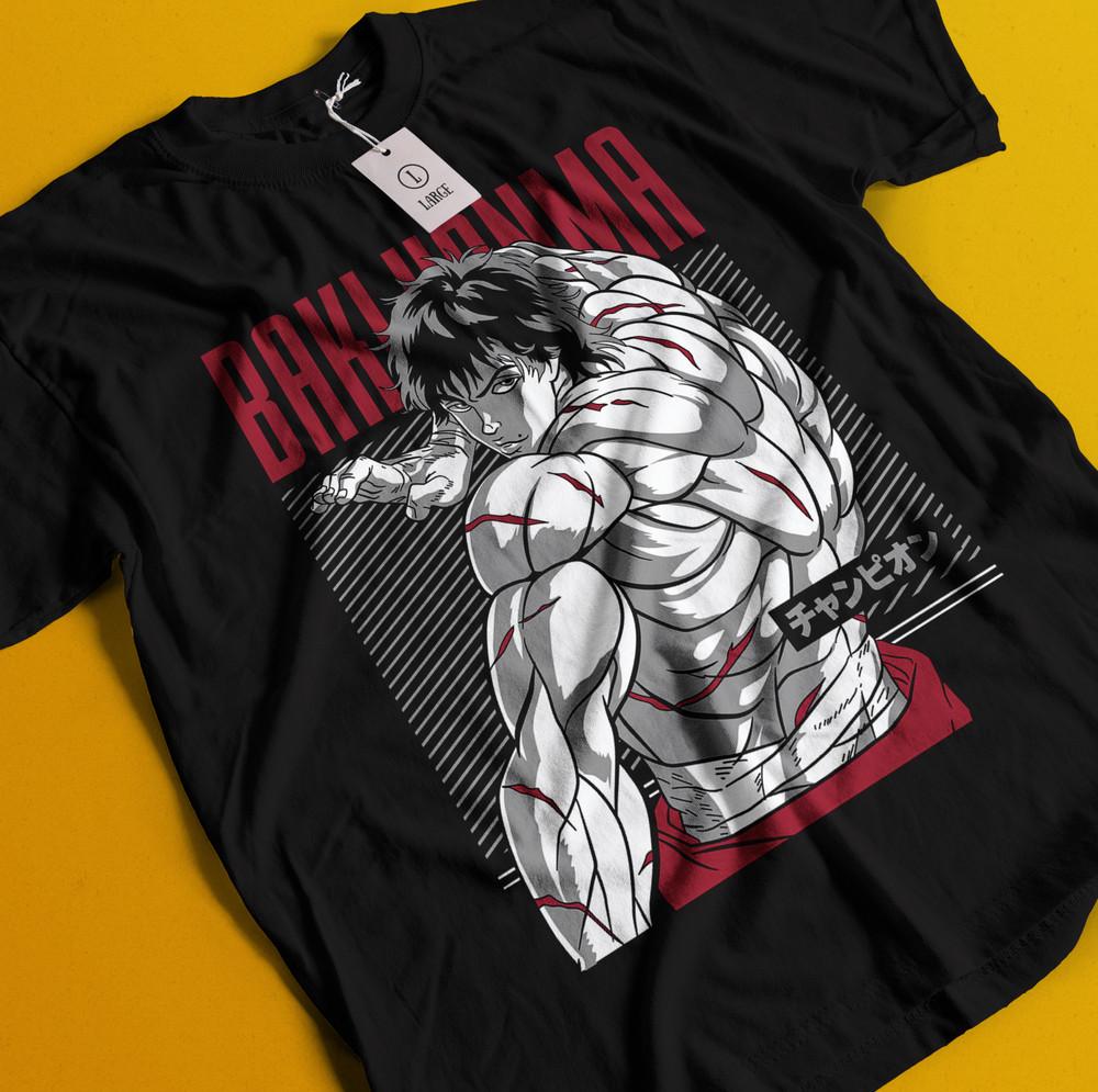 

Футболка Baki The Grappler Футболка Юдзиро Футболка Каору Ханаяма Футболка Бисквит Футболка Джек 3XL
