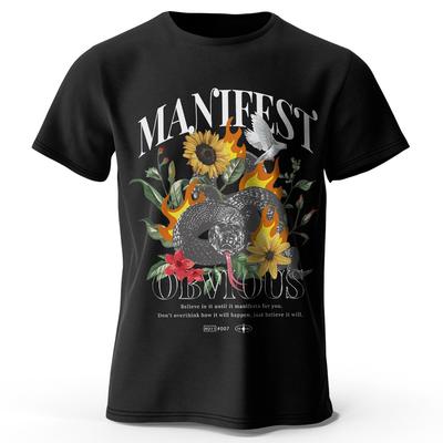 90s Retro Printed 100% Cotton T-Shirt, Breathable Round Neck Short Sleeve Tee, Unisex Casual Wear