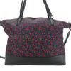 Used COACH Tote Bag F59433 Satchel Lunch Floral Nylon/leather black Red Shoulder