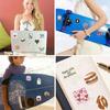 50Pcs Waterproof Removable Stickers For Laptop Luggage Vintage Design Creative DIY Travel Decals