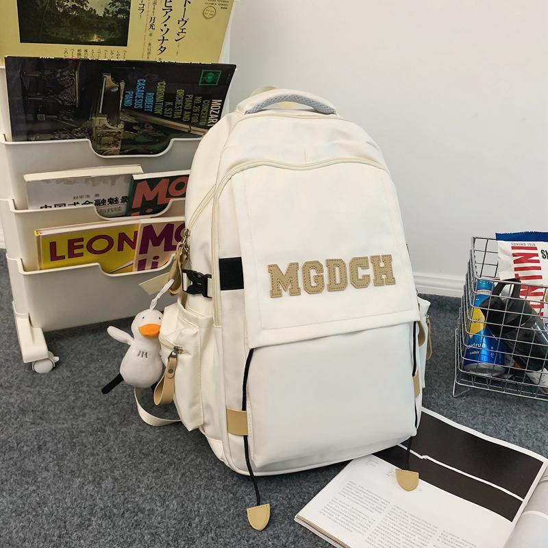 Schoolbag1011 new trendy cool large-capacity leisure travel bag junior high school student campus schoolbag couple fashion backpack
