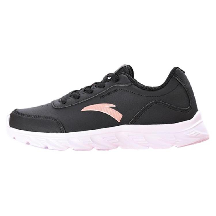 New Anta Running Collection Wear Resistant And Waterproof Low Top Running Shoes Women's Black White 922355571-6