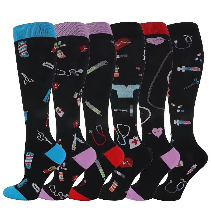 Unisex Cross-Border Sports Compression Running & Jump Rope Calf Socks
