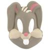 Masque enfant lapin en papier comprimé 18 x 26 cm élastique