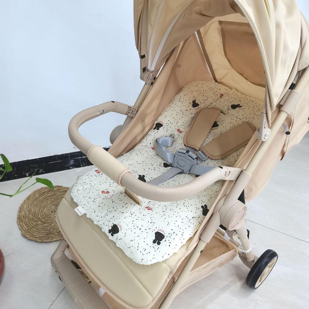 Universal Baby Stroller Cushion - Double-Sided Cotton & Velvet Safety Pad